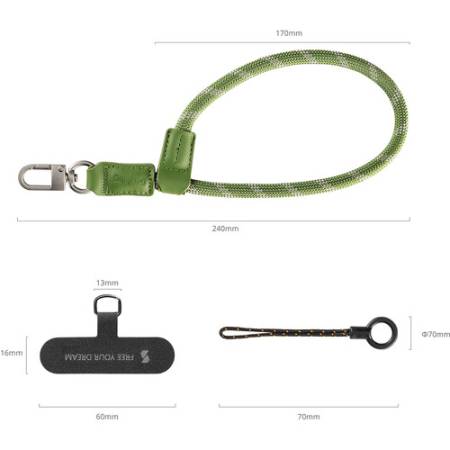 SmallRig 5303 FilMov - pasek na nadgarstek do smartfona, wymiary